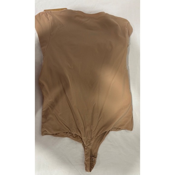 NWT Nordstrom Skims Essential Crew Neck Long Sleeve Bodysuit in Clay, Size 2X - Picture 4 of 4